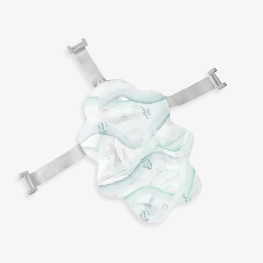 Reposera baño universal estampada KIKKABOO Nubo Coral Mint