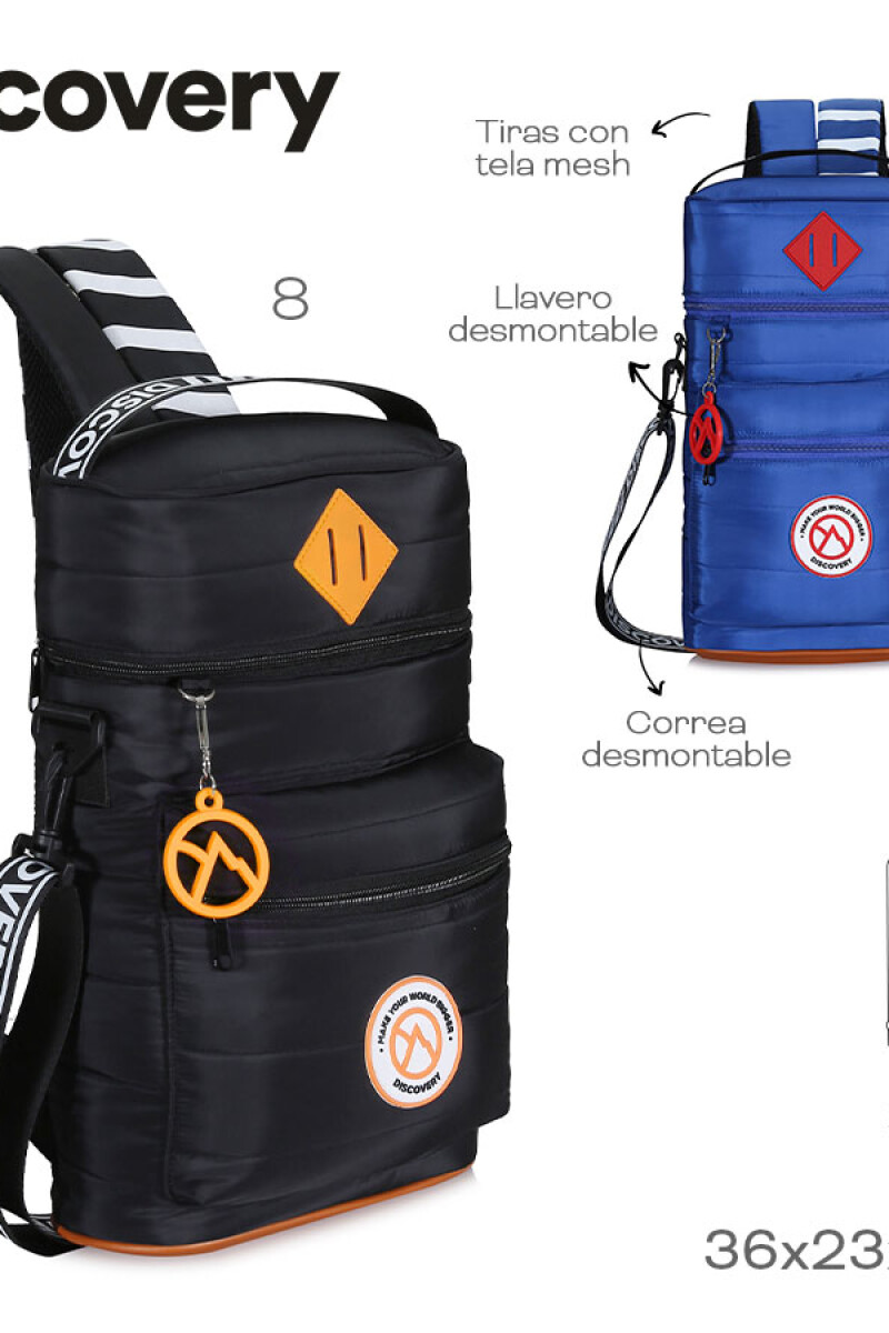 Mochila matera Negro