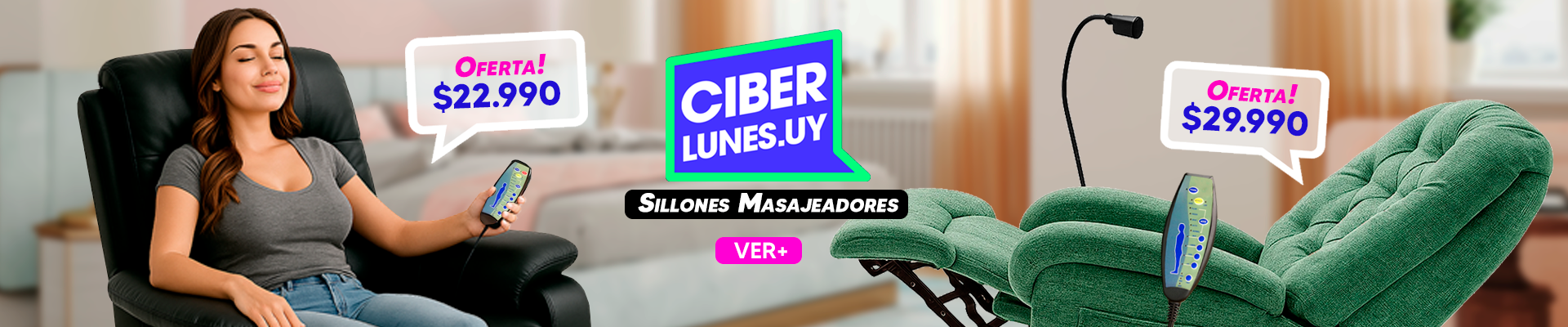 Sillones Masajeadores ¡Súper Oferta!