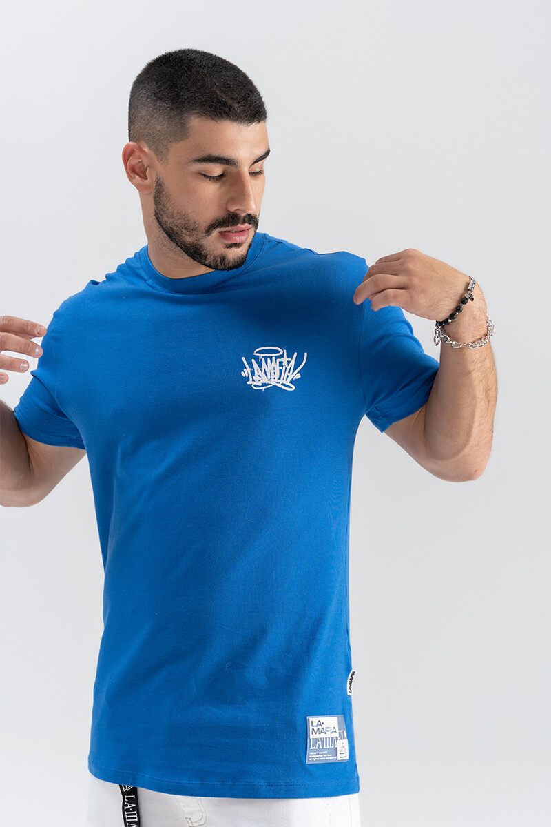 T-SHIRT AZUL 