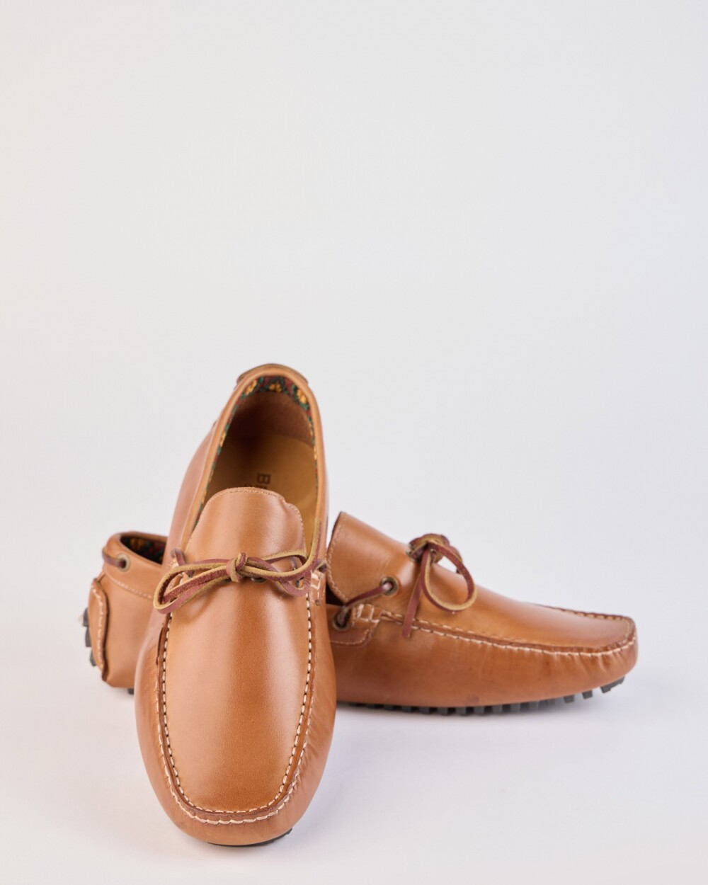 Mocasin Driver Acordonado Cuero / Suela Goma - Whisky Mocasin Driver Acordonado Cuero / Suela Goma - Whisky