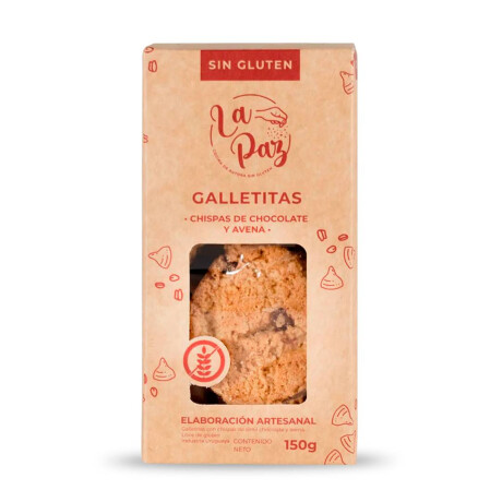 Galletas Chocolate y Avena La Paz Sin Gluten Chocolate Y Avena