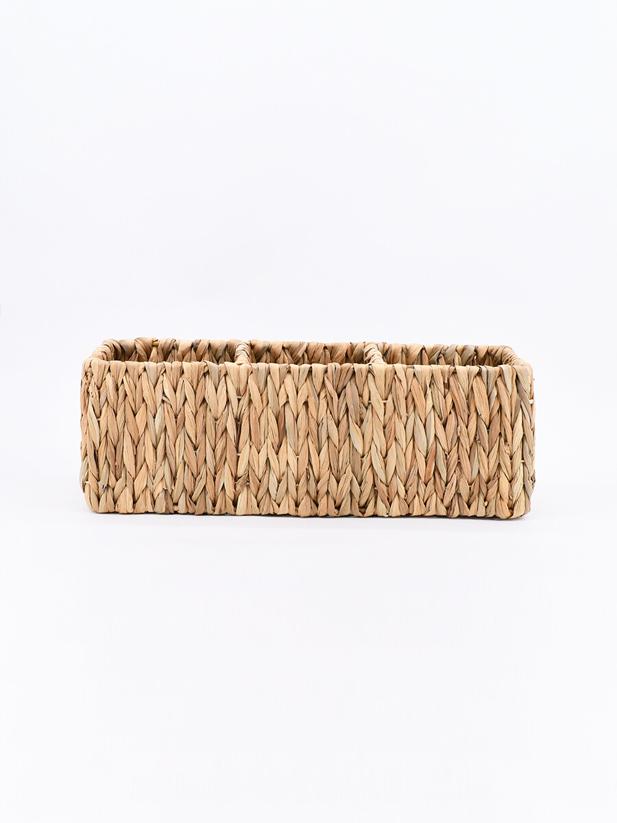 CESTA ORGANIZADORA CON REPARTICIONES - BEIGE 