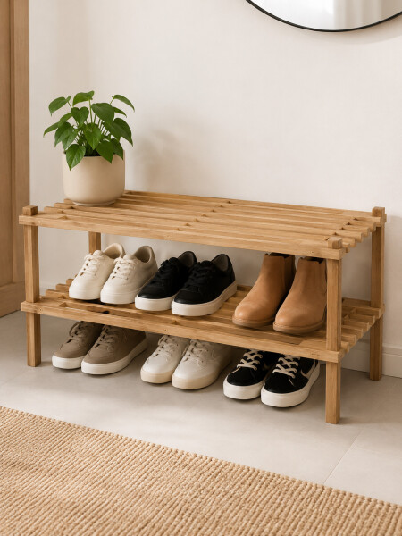 ZAPATERO BAMBU BEIGE