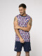 Musculosa FTBL Nacional Hombre Blanco, Rojo, Azul Marino
