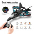 Avión Drone Jet Control Remoto 360° Recargable Espuma 2 Bats Color Azul