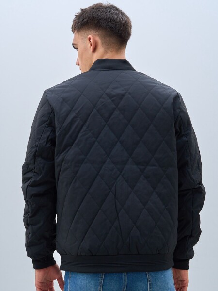 CAMPERA OXX 0423 CAPITONEAD NEGRO