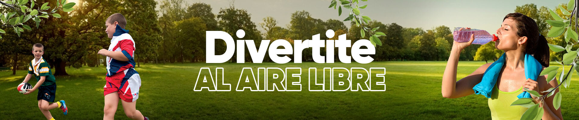 Divertite al aire libre