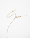 Bijouterie Set Strass Set De Collar Y Aros Con Cubic Zirconia - Dorado