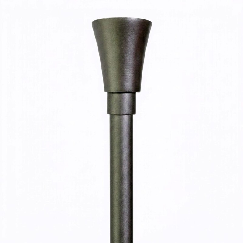 VARA METAL PLATA P/CORTINA 218-304.8CM Unica