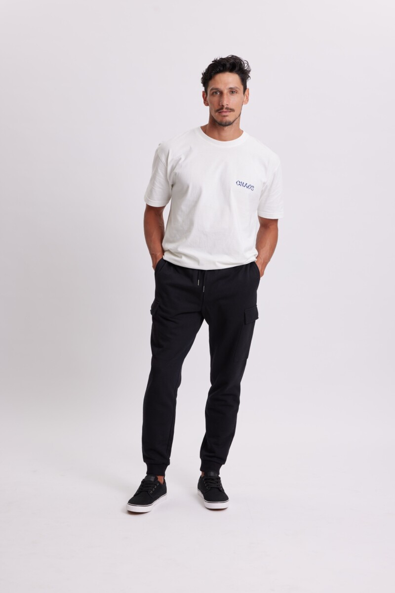 Pantalón deportivo jogger básico - Negro 