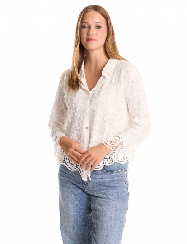 Camisa Boho Calada BLANCO