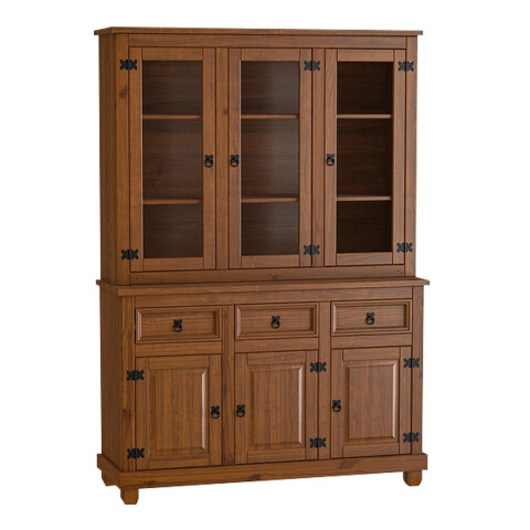 Alacena Cristalero Madera Maciza 3 Cajones 6 Puertas Alacena Cristalero Madera Maciza 3 Cajones 6 Puertas