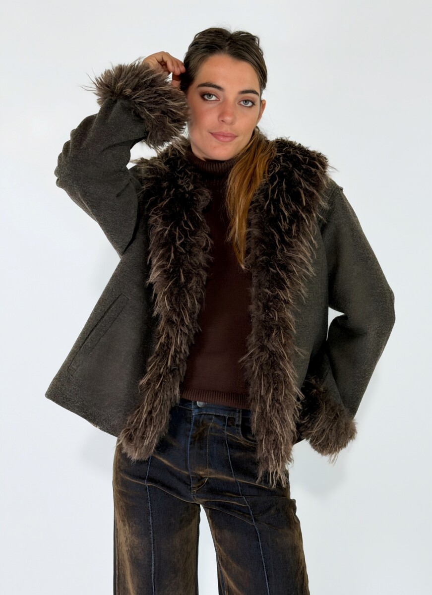 CHAQUETA CANNES - MARRON 