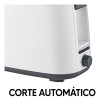 Tostadora Punktal 4 Panes 1400W 7 Niveles Blanca Tostadora Punktal 4 Panes 1400W 7 Niveles Blanca