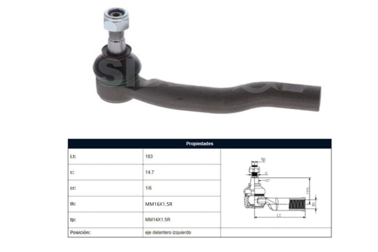 Puntero Nissan D23 - Frontier - Np300 18-25 Izq Puntero Nissan D23 - Frontier - Np300 18-25 Izq