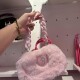 Cartera plush Barbie rosa