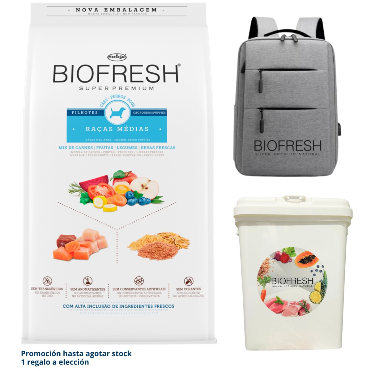 Biofresh Cachorro Raza Mediana * 15 Kg 