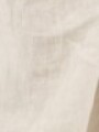 Palazo 100% lino con lentejuela y flecos Beige