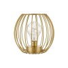 LAMPARA METAL DORADA P/MESA 15X15CM Unica
