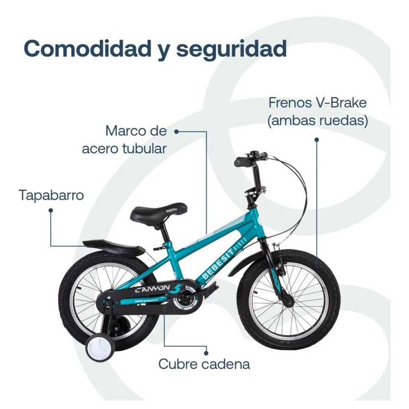 Bicicleta rodado 16 Canyon Bebesit - Verde Bicicleta rodado 16 Canyon Bebesit - Verde