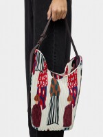 Bolso De Hombro De Nylon Bolsa Interior crudo