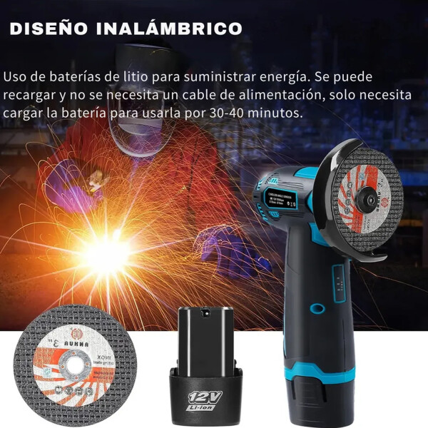 Amoladora Portátil Inalámbrica + Taladro Inalámbrico PK AMOLADORA PORTATIL + TALADRO INALAMBR