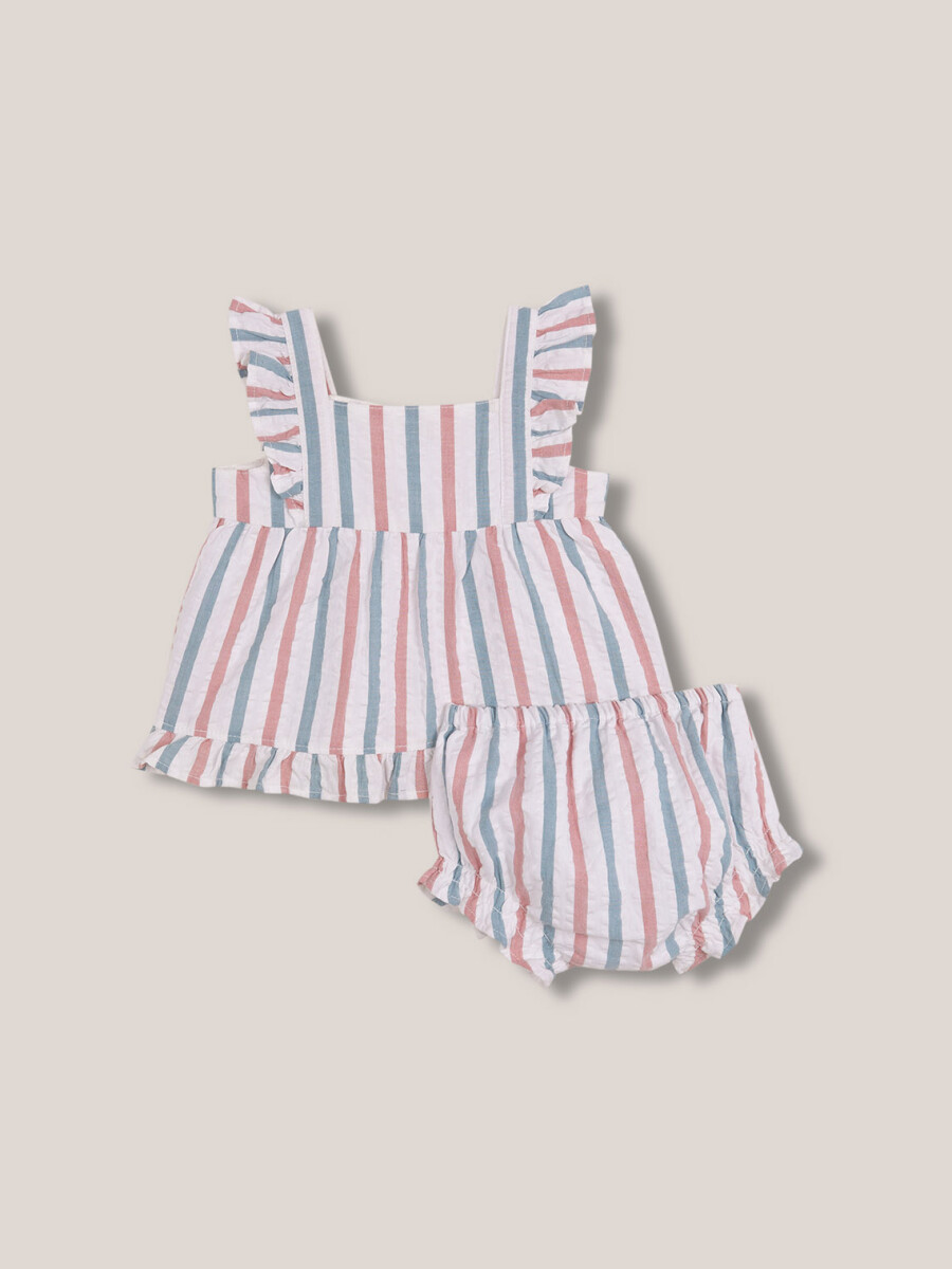 Vestido Estampado Blanco
