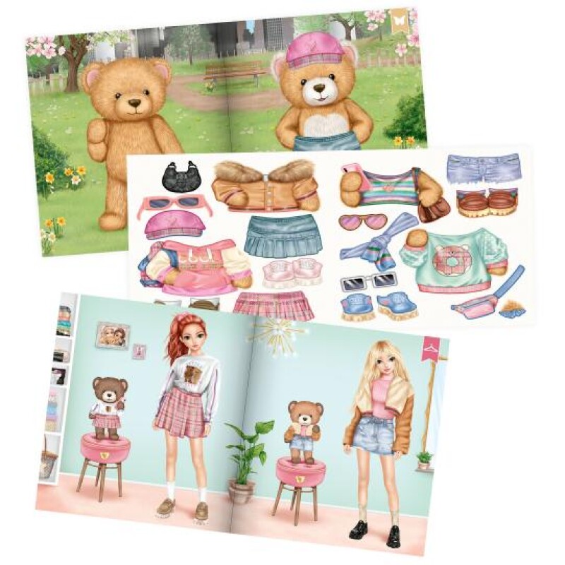 Libro de stickers Stickerworld Teddy