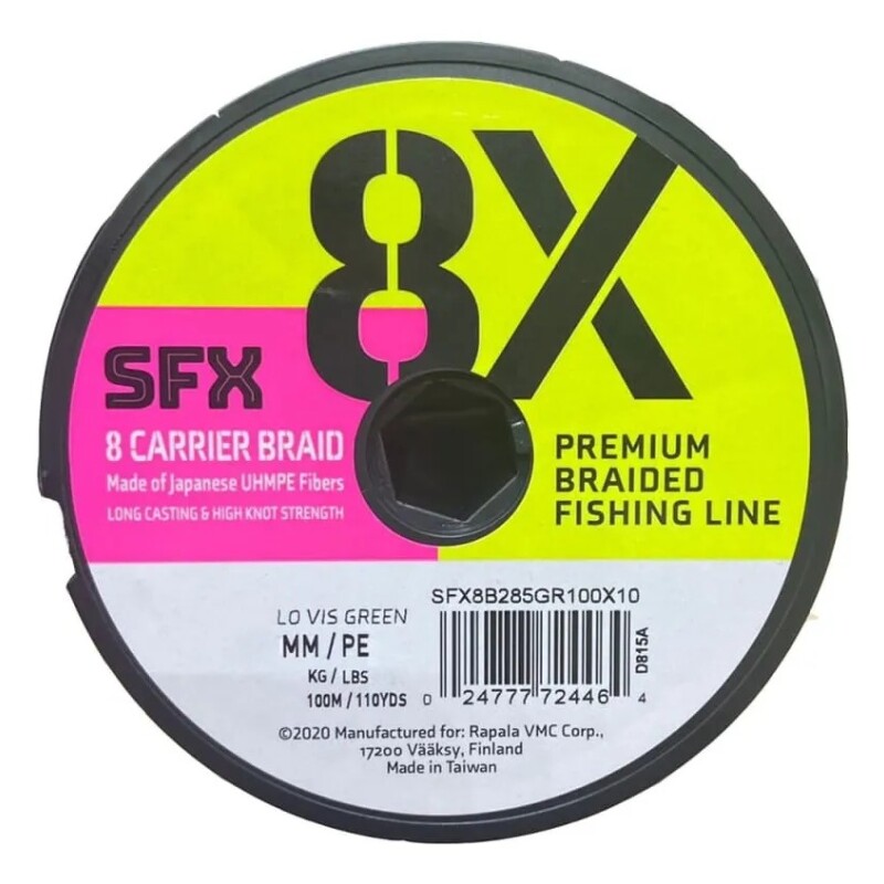 Multifilamento Sufix Sfx 8x Medida 0.330mm x 100mts