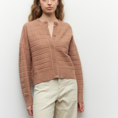 CARDIGAN TEO Caramelo