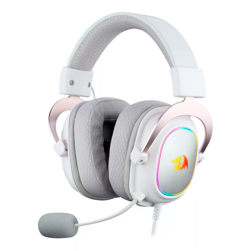 Auriculares Gamer Redragon Zeus-X H510 White con Microfono Auriculares Gamer Redragon Zeus-X H510 White con Microfono