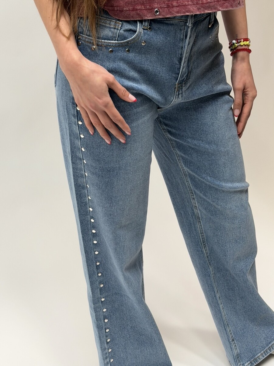 Jean Tachas Azul 