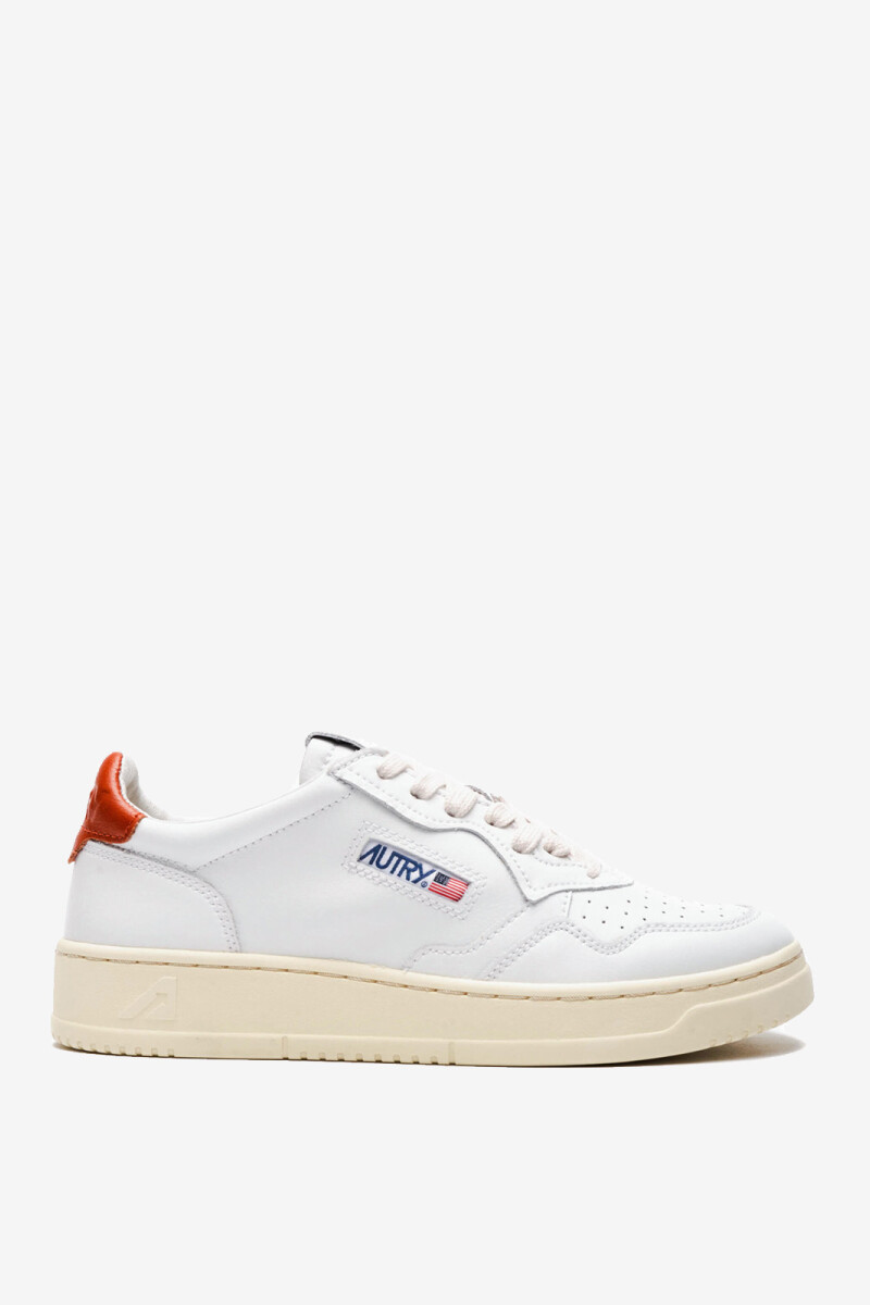 MEDALIST LOW WOM LEAT/LEAT WHT Blanco