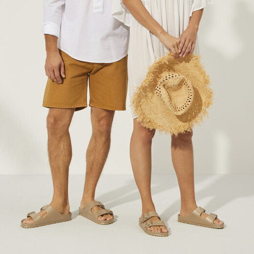 Sandalias Birkenstock Arizona Eva Glamour Gold Sandalias Birkenstock Arizona Eva Glamour Gold