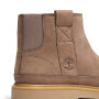 Botas Mid Pull On Mujer Taupe Nubuck