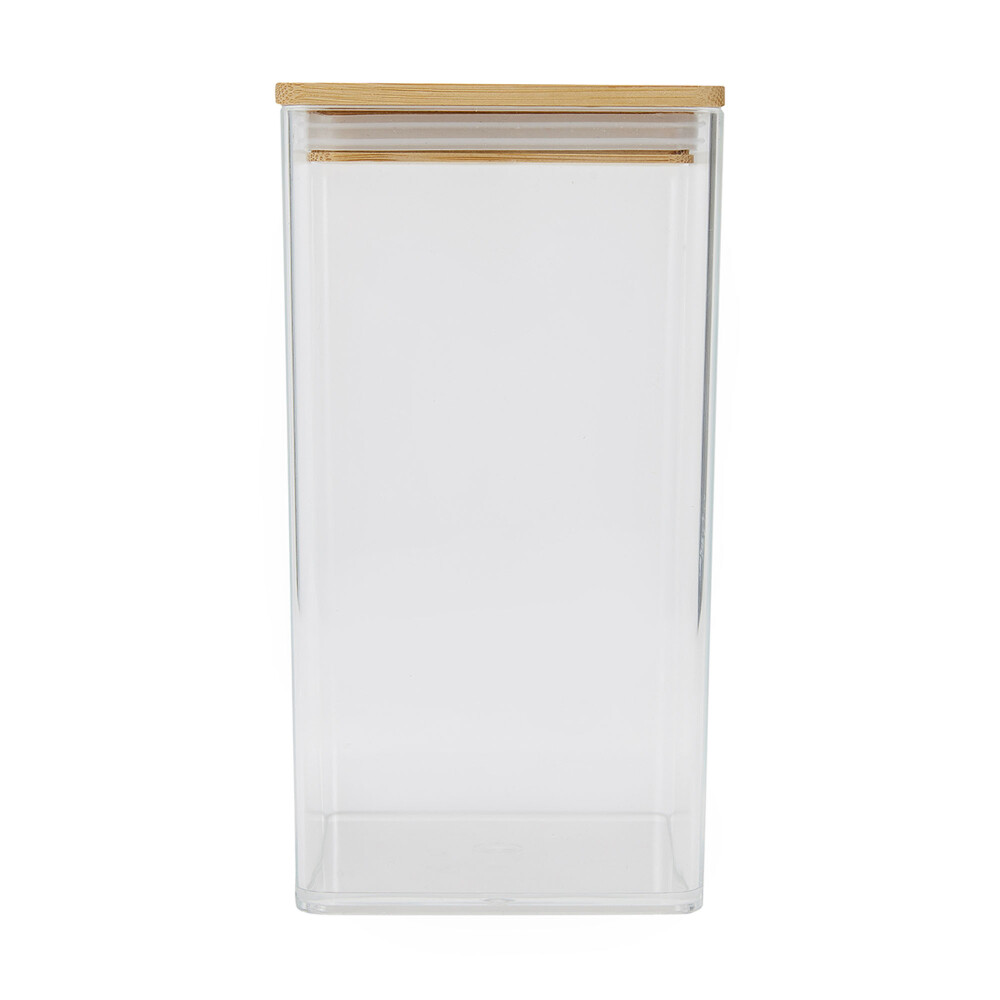 FRASCO TRANSPARENTE BAMBÚ Y PLÁSTICO 42970996
