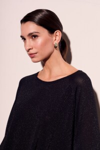 Sweater Lurex Negro