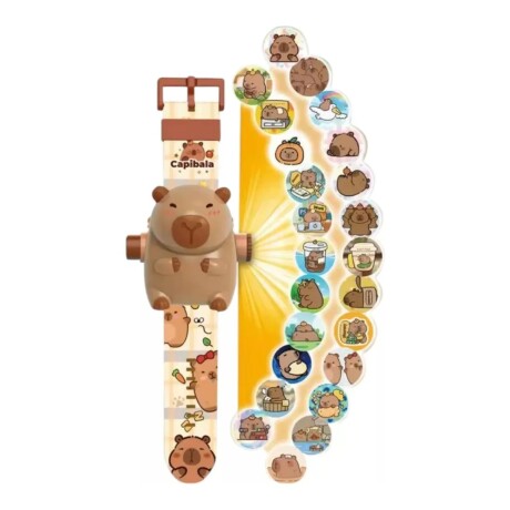 Reloj Pulsera WD-9 con Pulsera y Dije MARRON