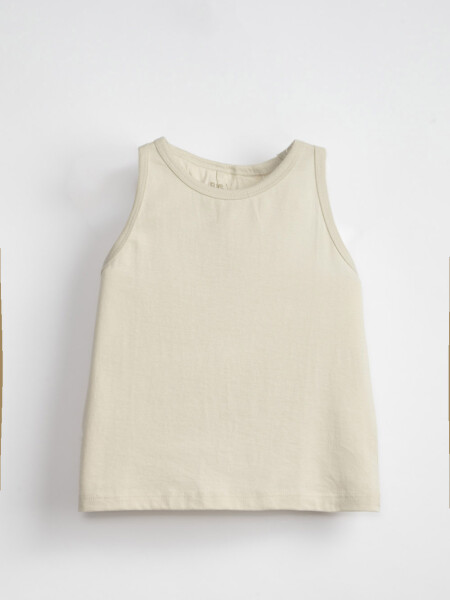 Musculosa nudo espalda Gris
