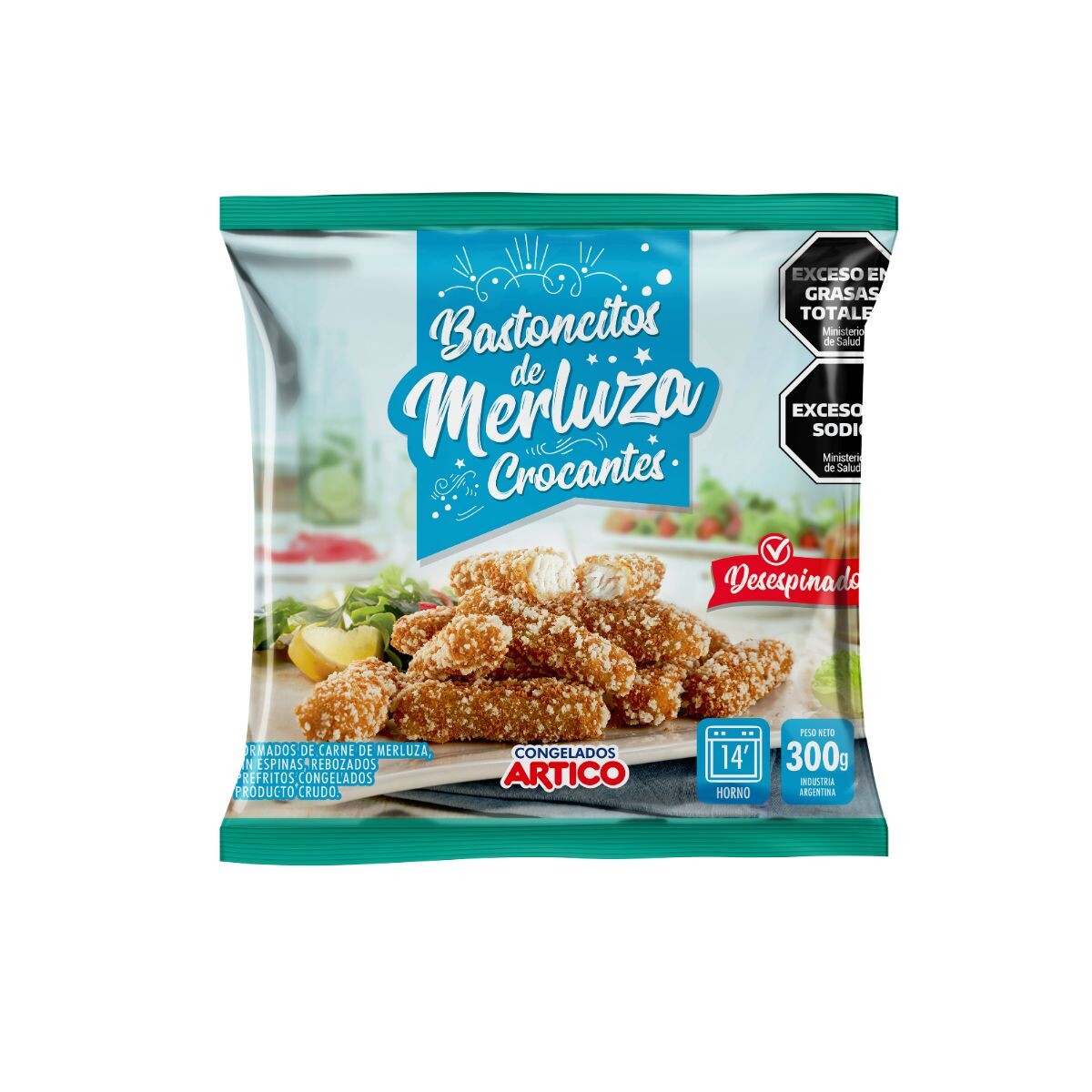 Barritas De Merluza Crocante Artico - 300 Grs 