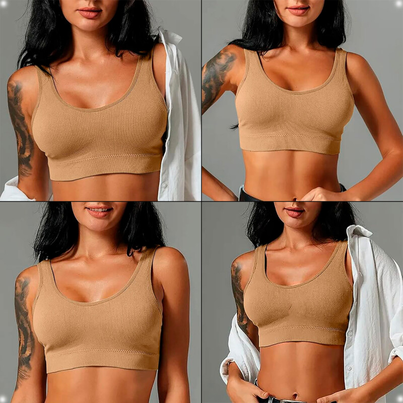 Soutien Top Deportivo Beige