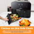 Freidora Sin Aceite Digital Doble Cesto 9 L Punktal Pk-909 Fd FREIDORA SIN ACEITE PUNKTAL PK-909FD