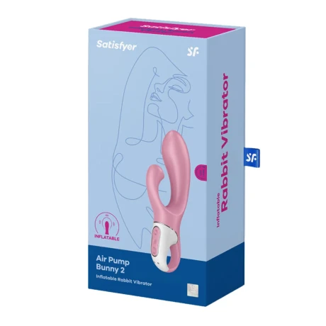 Vibrador Rabbit Inflable Satisfyer Air Pump Bunny 2 Vibrador Rabbit Inflable Satisfyer Air Pump Bunny 2