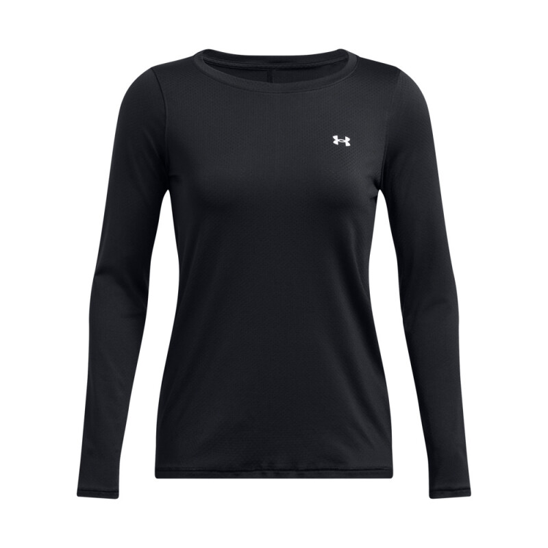 UA HG Armour Long Sleeve-BLK BLK-002