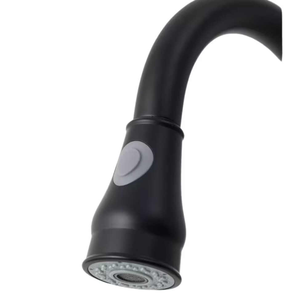 Grifería de cocina Monocomando de mesada extensible Vintage Negro Mate Grifería De Cocina Monocomando De Mesada Extensible Vintage Negro Mate