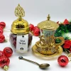 Set de té para una persona dorado Set de té para una persona dorado