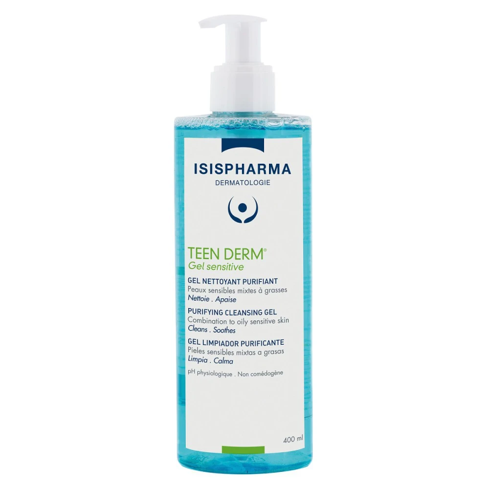 TEEN DERM GEL SENSITIVE FR. X 400 ML.