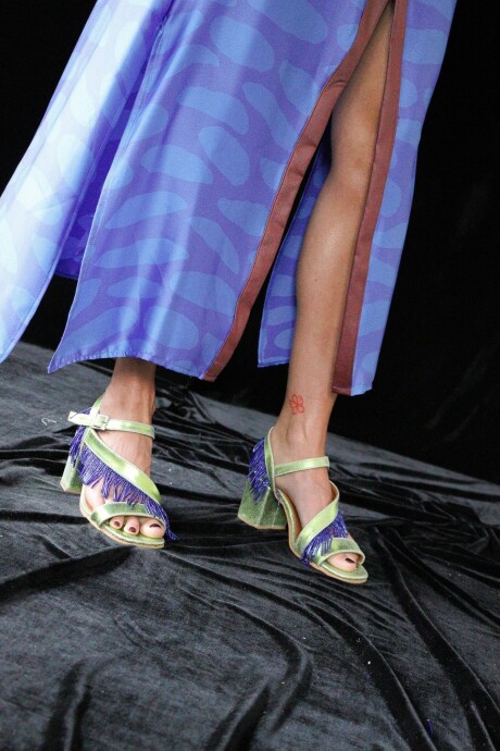 Fringes Sandal Pistacho