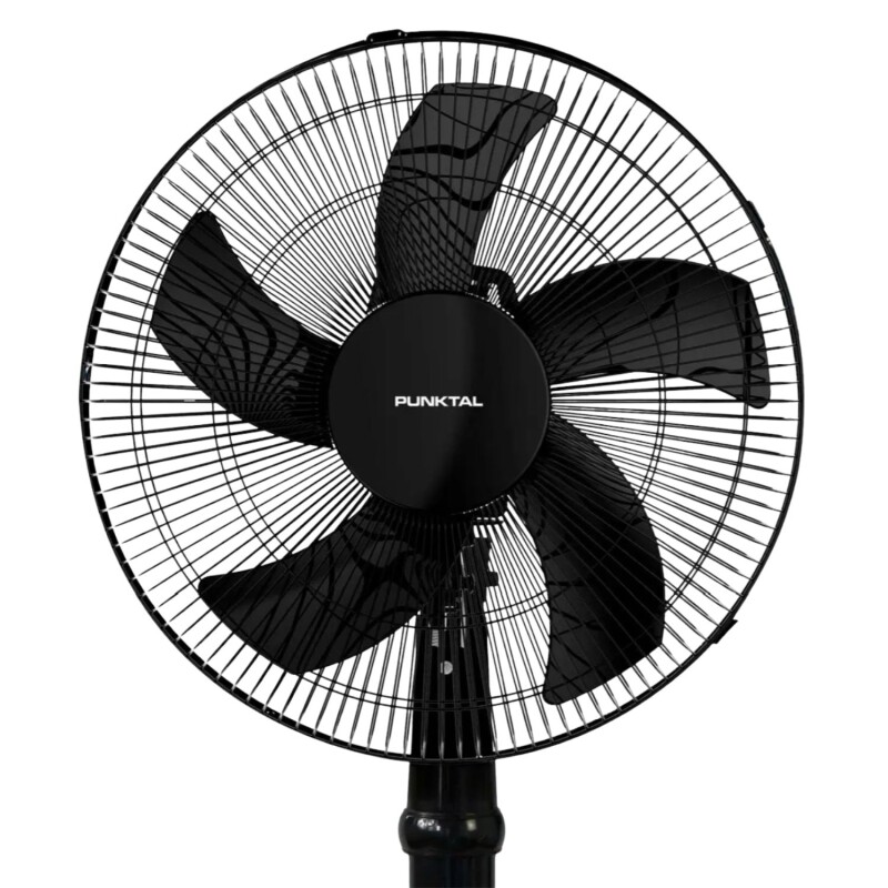 Ventilador de Pie Punktal con 5 Aspas 40cm Negro Ventilador de Pie Punktal con 5 Aspas 40cm Negro